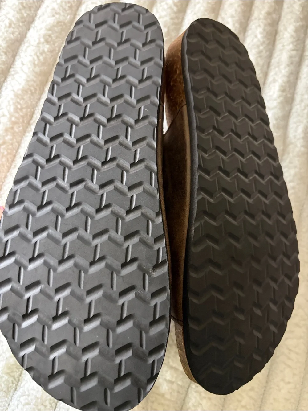 Cliffs by WHITE MOUNTAIN Brown Triple-Strap Buckle Slide Sandals